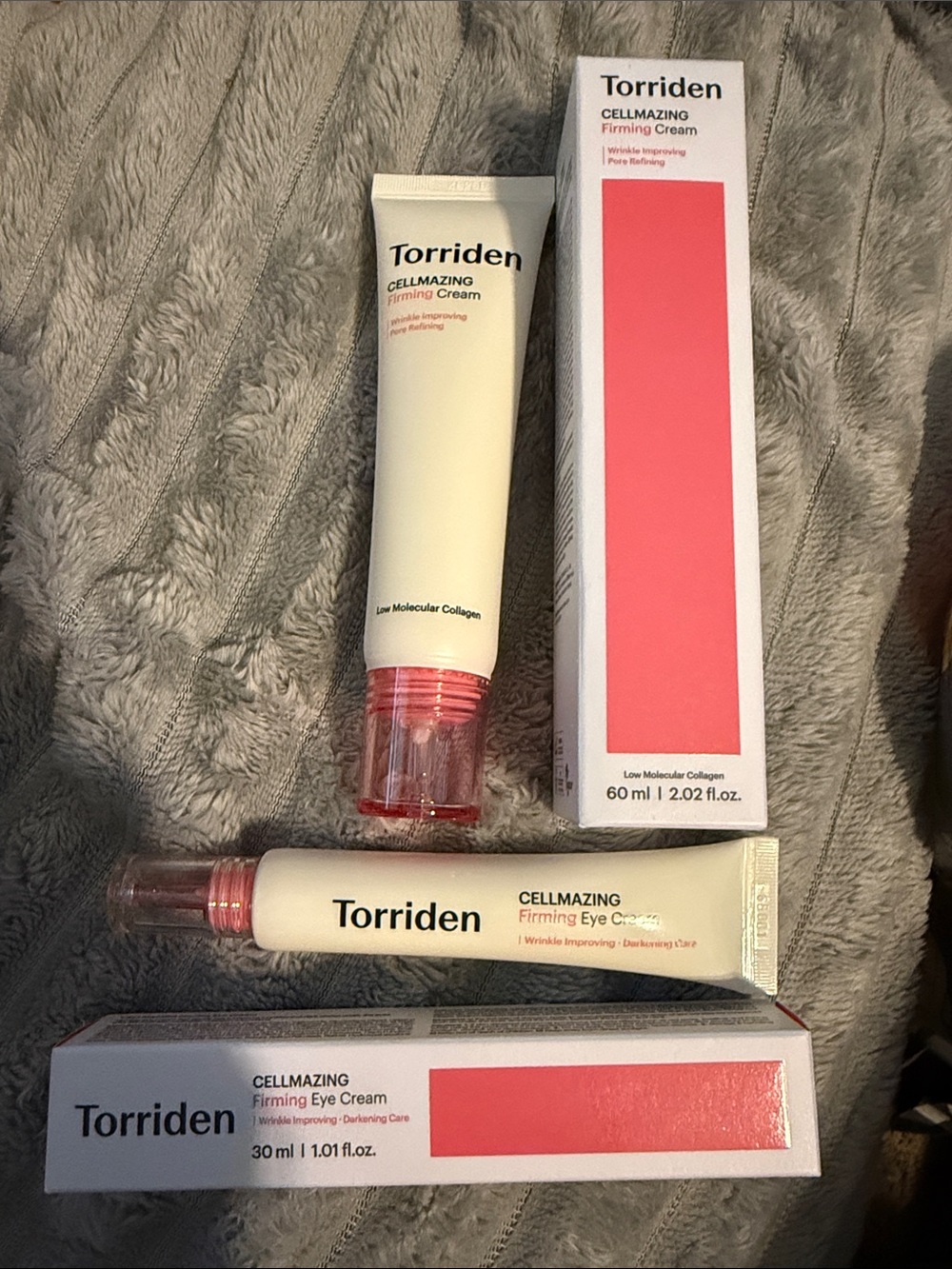Torriden Cellmazing Firming Cream & Eye Cream - Coral Pink